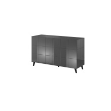 Cama sideboard 2D REJA graphite grey gloss / graphite grey gloss Cama sideboard 2D REJA graphite grey gloss / graphite grey gloss