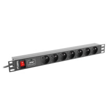 LANBERG PDU RACK POWER STRIP (1U,10A,7X 230V,2M) LANBERG PDU RACK POWER STRIP (1U,10A,7X 230V,2M)