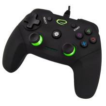 Esperanza EGG110K žaidimų valdiklis, žaidimų pultas, kompiuterinis, PlayStation 3, analoginis / skaitmeninis, USB 2.0, j