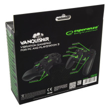 Esperanza EGG110K žaidimų valdiklis, žaidimų pultas, kompiuterinis, PlayStation 3, analoginis / skaitmeninis, USB 2.0, j
