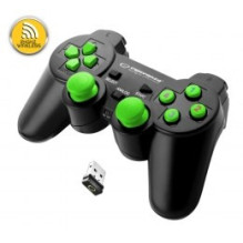 Esperanza EGG108G žaidimų valdiklis, juodas, žalias, USB 2.0, analoginis / skaitmeninis kompiuteris, Playstation 3 Esperanza EGG108G žaidimų valdiklis, juodas, žalias, USB 2.0, analoginis / skaitmeninis kompiuteris, Playstation 3
