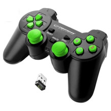 Esperanza EGG108G žaidimų valdiklis, juodas, žalias, USB 2.0, analoginis / skaitmeninis kompiuteris, Playstation 3 Esperanza EGG108G žaidimų valdiklis, juodas, žalias, USB 2.0, analoginis / skaitmeninis kompiuteris, Playstation 3