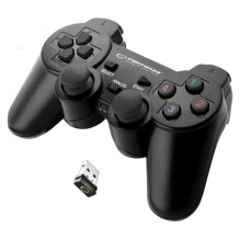 Esperanza EGG108K Gaming Controller Black USB 2.0 Gamepad Analogue / Digital PC, Playstation 3
