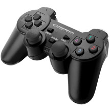 Esperanza EGG108K Gaming Controller Black USB 2.0 Gamepad Analogue / Digital PC, Playstation 3