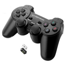 Esperanza EGG108K žaidimų valdiklis, juodas, USB 2.0, analoginis / skaitmeninis, PC, Playstation 3 Esperanza EGG108K žaidimų valdiklis, juodas, USB 2.0, analoginis / skaitmeninis, PC, Playstation 3