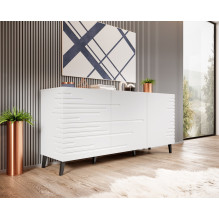 Komoda NOVA 155x40x72 balta matinė Komoda NOVA 155x40x72 balta matinė