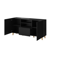 Cama Commode PAFOS 150x42x82 Black matt Cama Commode PAFOS 150x42x82 Black matt