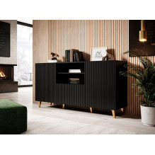 Cama Commode PAFOS 150x42x82 Black matt Cama Commode PAFOS 150x42x82 Black matt