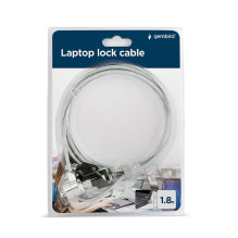 Gembird LK-K-01 Cable lock for notebooks (key lock) 1.8m Gembird LK-K-01 Cable lock for notebooks (key lock) 1.8m