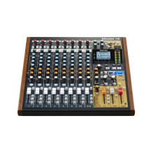 „Tascam Model 12“, 12 kanalų, 20–20000 Hz, juoda, medinė „Tascam Model 12“, 12 kanalų, 20–20000 Hz, juoda, medinė