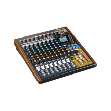 „Tascam Model 12“, 12 kanalų, 20–20000 Hz, juoda, medinė „Tascam Model 12“, 12 kanalų, 20–20000 Hz, juoda, medinė