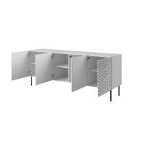 HOLE chest 190x40.5x74.5 cm white matt HOLE chest 190x40.5x74.5 cm white matt