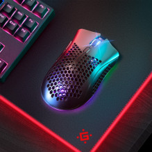 Belaidė žaidėjų pelė „Defender GM-709L Warlock 52709“ su RGB foniniu apšvietimu Belaidė žaidėjų pelė „Defender GM-709L Warlock 52709“ su RGB foniniu apšvietimu