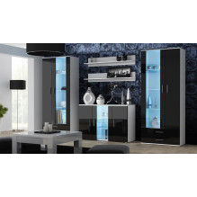 Cama sideboard 120 cm SOHO S7 white / black gloss Cama sideboard 120 cm SOHO S7 white / black gloss