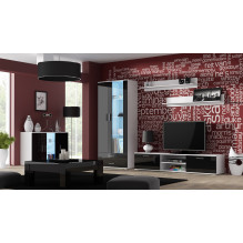 Cama sideboard 120 cm SOHO S7 white / black gloss Cama sideboard 120 cm SOHO S7 white / black gloss
