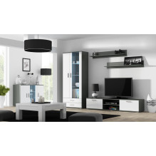 Cama sideboard 120 cm SOHO S7 grey / white gloss Cama sideboard 120 cm SOHO S7 grey / white gloss