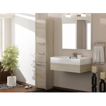 Topeshop S43 SONOMA vonios kambario spintelė, ąžuolo spalvos Topeshop S43 SONOMA vonios kambario spintelė, ąžuolo spalvos