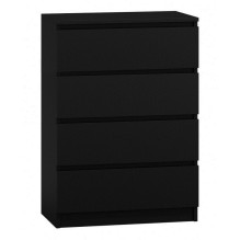 Topeshop M4 CZERŃ komoda Topeshop M4 CZERŃ komoda