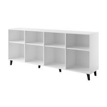 BARI komoda 200x42x82 balta matinė