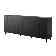 BARI komoda 200x42x82 juoda...