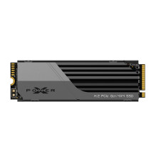 SILICON POWER PCIe Gen 4x4 XS70 vidinis SSD diskas 2TB M.2 2280 NVMe 1.4 (SP02KGBP44XS7005) juoda, pilka