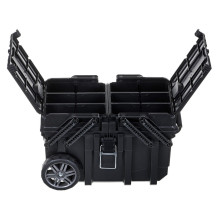 Įrankių dėžė KETER CANTILEVER Job Box (17203037 / 238270) ant ratukų, juoda