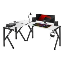 Žaidimų stalas Huzaro Hero 6.3 baltas Žaidimų stalas Huzaro Hero 6.3 baltas