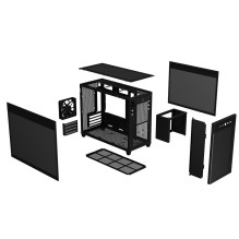 ASUS AP201 PRIME korpusas TG Mini Tower, juodas