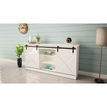Chest of drawers 160x80x35 GRANERO white / gloss white Chest of drawers 160x80x35 GRANERO white / gloss white