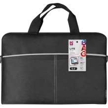 „Defender Lite“ nešiojamojo kompiuterio dėklas, 39,6 cm (15,6 colio), juodas, pilkas