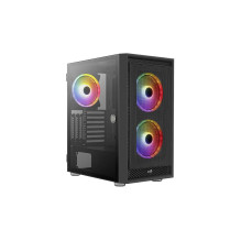 Korpusas „Aerocool PGS Graphite-G-BK-v2 FRGB“ Korpusas „Aerocool PGS Graphite-G-BK-v2 FRGB“