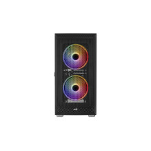 Korpusas „Aerocool PGS Graphite-G-BK-v2 FRGB“ Korpusas „Aerocool PGS Graphite-G-BK-v2 FRGB“
