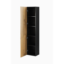 Cama full cabinet VIGO '180' 180 / 40 / 30 black / wotan oak Cama full cabinet VIGO '180' 180 / 40 / 30 black / wotan oak