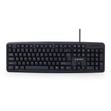 Gembird KB-U-103 klaviatūra USB, JAV anglų, juoda Gembird KB-U-103 klaviatūra USB, JAV anglų, juoda
