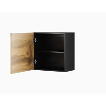 Cama square cabinet VIGO 50 / 50 / 30 black / wotan oak Cama square cabinet VIGO 50 / 50 / 30 black / wotan oak