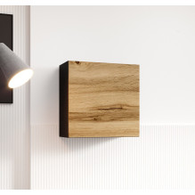 Cama square cabinet VIGO 50 / 50 / 30 black / wotan oak Cama square cabinet VIGO 50 / 50 / 30 black / wotan oak