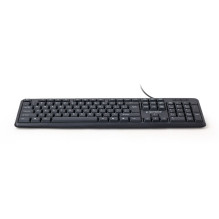 Gembird KB-U-103 klaviatūra USB, JAV anglų, juoda Gembird KB-U-103 klaviatūra USB, JAV anglų, juoda