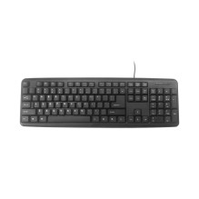 Gembird KB-U-103 klaviatūra USB, JAV anglų, juoda Gembird KB-U-103 klaviatūra USB, JAV anglų, juoda