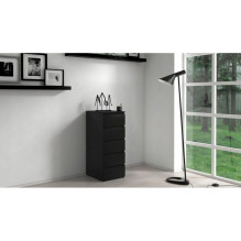Topeshop W5 CZERŃ komoda Topeshop W5 CZERŃ komoda