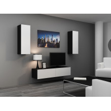 Cama Cabinet VIGO "90" full 90 / 35 / 32 black / white gloss Cama Cabinet VIGO "90" full 90 / 35 / 32 black / white gloss