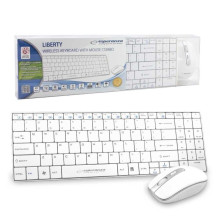 Esperanza EK122W klaviatūra RF belaidė QWERTY balta