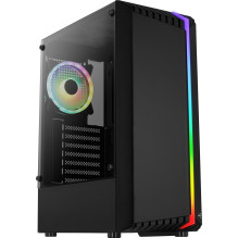 Kompiuterio korpusas Aerocool Bionic Midi Tower, juodas Kompiuterio korpusas Aerocool Bionic Midi Tower, juodas