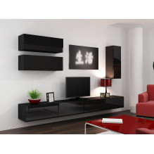 Cama Cabinet VIGO "90" full 90 / 35 / 32 black / black gloss Cama Cabinet VIGO "90" full 90 / 35 / 32 black / black gloss