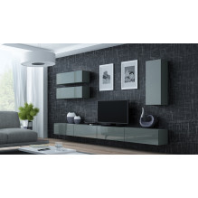Cama Cabinet VIGO "90" full 90 / 35 / 32 grey / grey gloss Cama Cabinet VIGO "90" full 90 / 35 / 32 grey / grey gloss