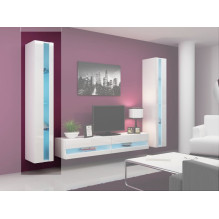 Cama Shelf unit VIGO NEW 180 / 40 / 30 white / white gloss Cama Shelf unit VIGO NEW 180 / 40 / 30 white / white gloss