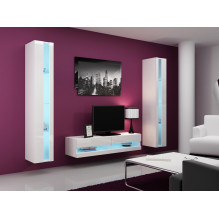 Cama Shelf unit VIGO NEW 180 / 40 / 30 white / white gloss Cama Shelf unit VIGO NEW 180 / 40 / 30 white / white gloss