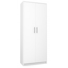 Dokumentų spinta OLIV 2D 74x35x180 cm, balta Dokumentų spinta OLIV 2D 74x35x180 cm, balta