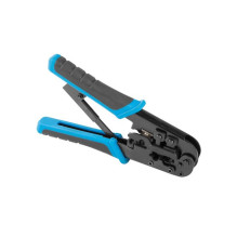 Lanberg NT-0201 cable crimper Crimping tool Black, Blue Lanberg NT-0201 cable crimper Crimping tool Black, Blue