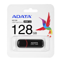 ADATA AUV150-128G-RBK USB atmintinė 128 GB USB A tipo 3.2 Gen 1 (3.1 Gen 1) Juoda ADATA AUV150-128G-RBK USB atmintinė 128 GB USB A tipo 3.2 Gen 1 (3.1 Gen 1) Juoda