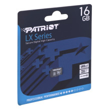 Patriot Memory PSF16GMDC10 memory card 16 GB MicroSDHC UHS-I Class 10 Patriot Memory PSF16GMDC10 memory card 16 GB MicroSDHC UHS-I Class 10